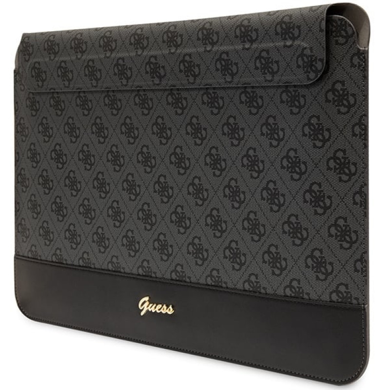 Guess GUCS14PS4SGK laptop sleeve 14 inch, 4G Stripe Metal Logo, black