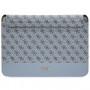 Guess GUCS14PS4SGB laptop sleeve 14 inch, 4G Stripe Metal Logo, blue