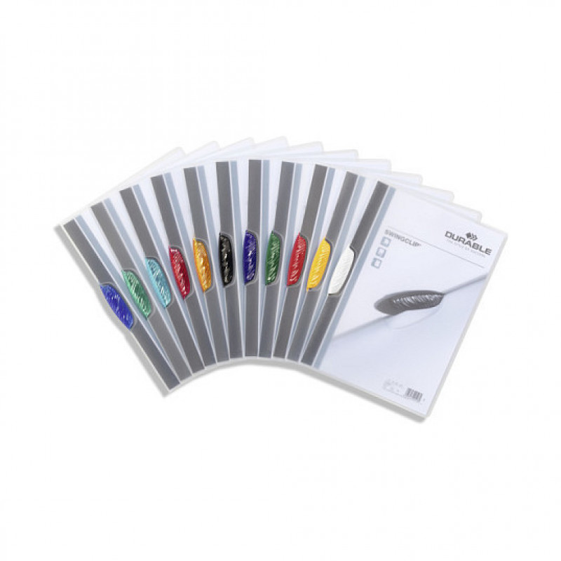 Durable SWINGCLIP 30 A4 clip folder 226000, transparent (25 pcs)