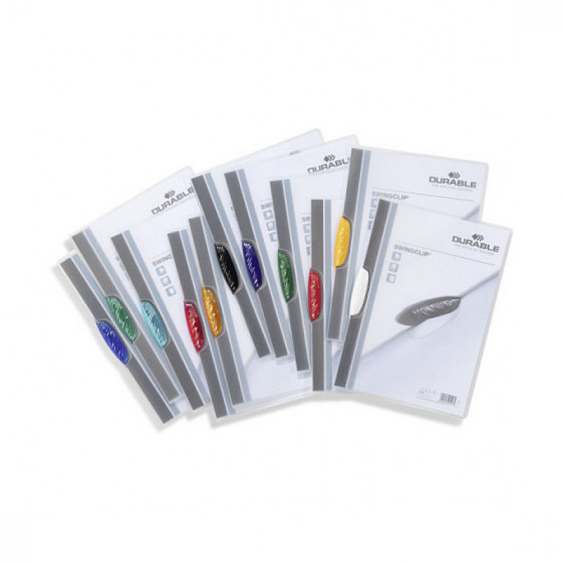 Durable SWINGCLIP 30 A4 clip folder 226000, transparent (25 pcs)