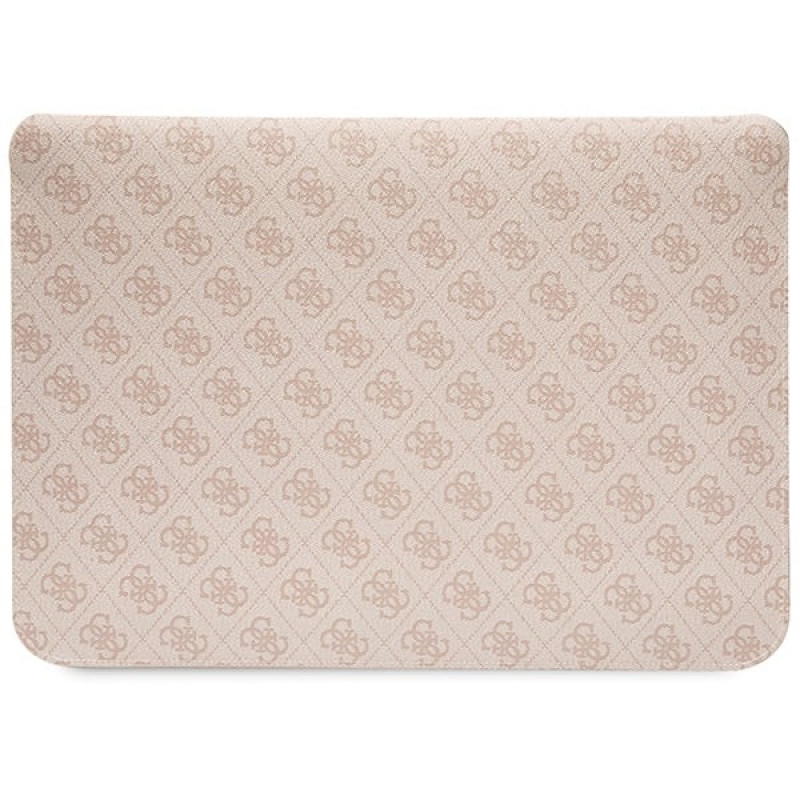 Guess GUCS14PS4SGP laptop sleeve 14 inch, 4G Stripe Metal Logo, pink