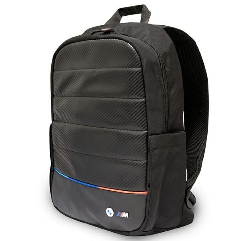BMW BMBP15COCARTCBK backpack 16 inch, Carbon Tricolor, black
