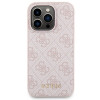 Guess GUBPM5P15L4GEMGP Apple iPhone 15 Pro Hardcase + 5000 mAh MagSafe Powerbank Bundle, 4G Metal Logo, pink