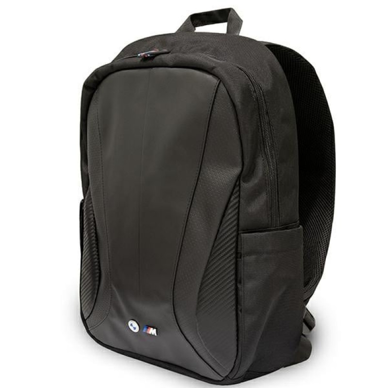 BMW BMBP15COSPCTFK Backpack for laptops up to 16 inch, black, Carbon Tricolor, perforated