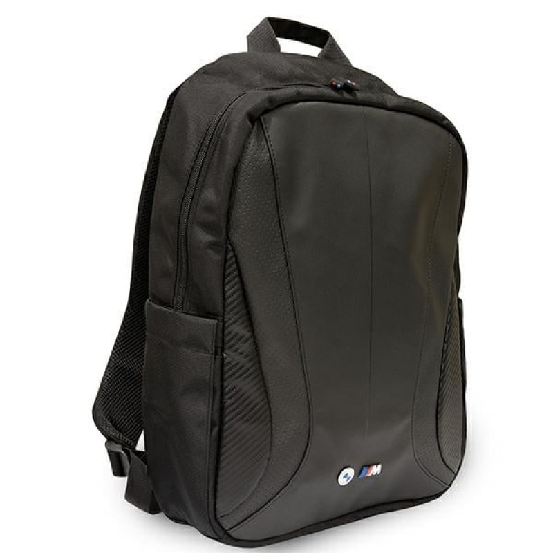 BMW BMBP15COSPCTFK Backpack for laptops up to 16 inch, black, Carbon Tricolor, perforated