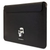Karl Lagerfeld KLCS14SAKCPMK Laptop Sleeve for 14 inch, black, Saffiano Karl&Choupette