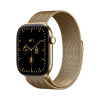 Apple Watch Series 12 GPS + Cellular 46mm Gold Titanium Case with Gold Milanese Loop - M/L