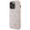 Guess GUBPM5P14L4GEMGP Apple iPhone 14 Pro Hardcase + 5000 mAh MagSafe Powerbank Bundle, 4G Metal Logo, pink