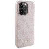 Guess GUBPM5P14L4GEMGP Apple iPhone 14 Pro Hardcase + 5000 mAh MagSafe Powerbank Bundle, 4G Metal Logo, pink