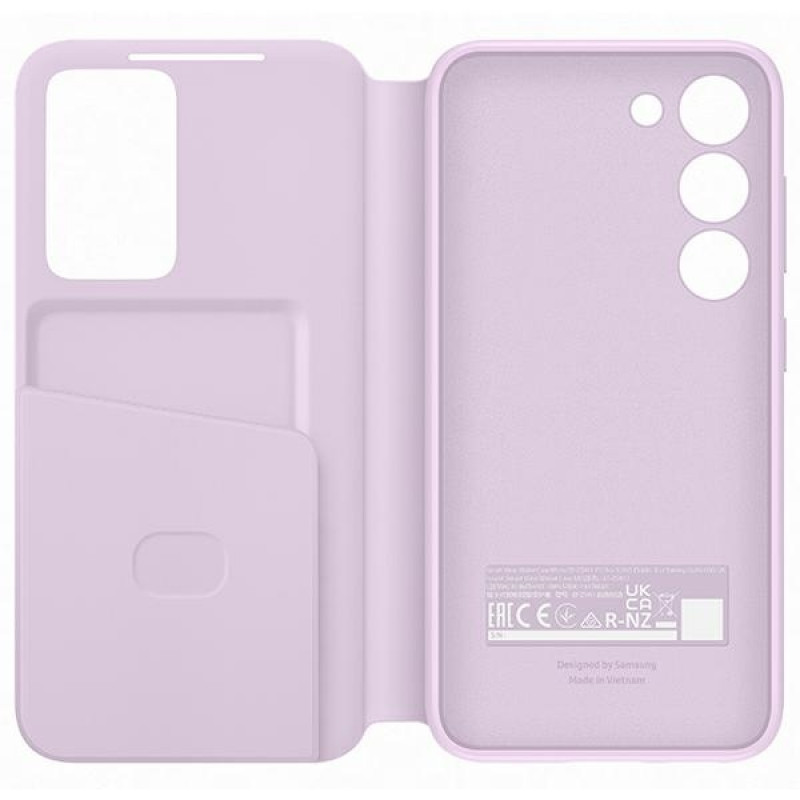 Samsung Galaxy S23 Smart View Wallet Case EF-ZS911CV, lavender