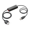HP Poly APU-76 Electronic Hook-Switch Adapter for Headsets, TAA compliant (85R00AA)