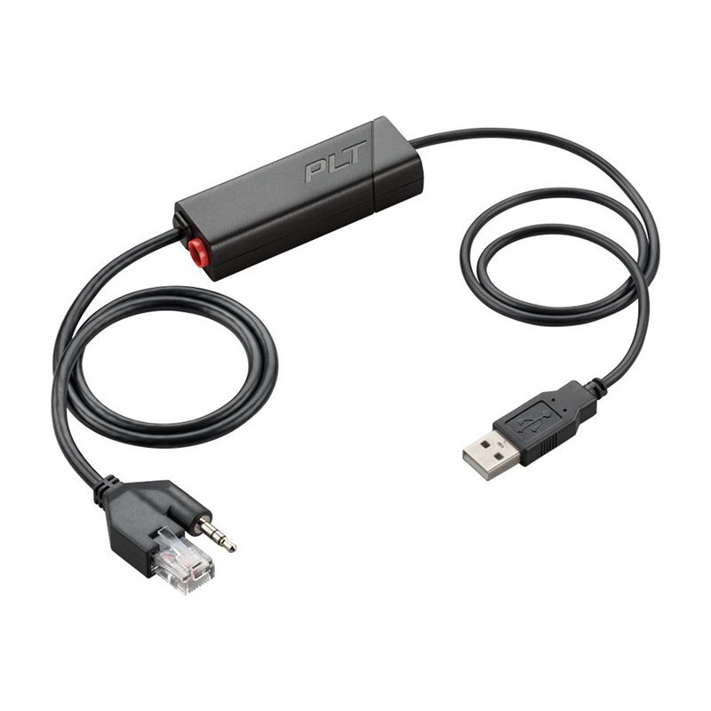 HP Poly APU-76 Electronic Hook-Switch Adapter for Headsets, TAA compliant (85R00AA)