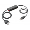 HP Poly APU-76 Electronic Hook-Switch Adapter for Headsets, TAA compliant (85R00AA)
