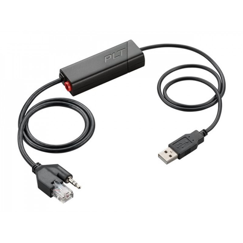 HP Poly APU-76 Electronic Hook-Switch Adapter for Headsets, TAA compliant (85R00AA)