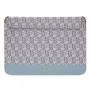 Guess GUCS16HGCFSEB Laptop Sleeve for up to 16 inch, GCube Stripe, blue