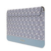 Guess GUCS16HGCFSEB Laptop Sleeve for up to 16 inch, GCube Stripe, blue