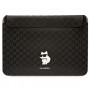 Karl Lagerfeld KLCS14SAKHPCK Laptop Sleeve for 14 inch, black, Saffiano Monogram Choupette