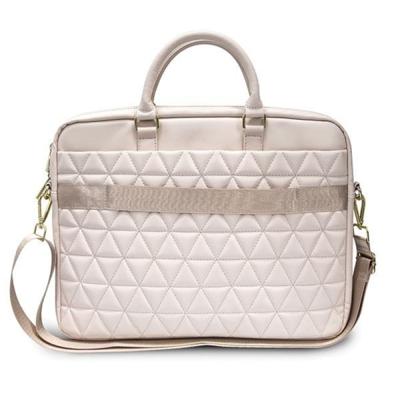 Guess GUCB15QLPK Laptop Bag 15 inch, pink, Quilted