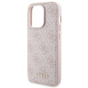 Guess GUBPM5P15X4GEMGP Apple iPhone 15 Pro Max Hardcase + 5000 mAh MagSafe Powerbank Bundle, 4G Metal Logo, pink