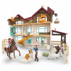 Schleich Horse Club Lakeside Villa & Paddock Toy Playset 42785