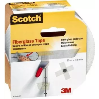 3M 47035048 White Repair Tape 50 m x 48 mm, Single Roll