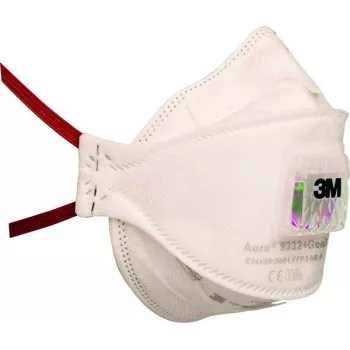 3M Aura 9332+ GEN3 FFP3 NR D Disposable Respirator with Cool Flow Valve