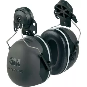 3M PELTOR X5P3 Helmet-Mounted Ear Defenders, 37 dB SNR, Black XA007706964