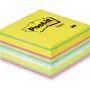 3M Post-it Notes Cube, 76 x 76 mm, Ultra Colors, 450 Sheets, PEFC Certified Paper, 1 Cube (2030-U)