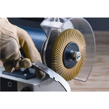 3M Radial Bristle Brush K120 150x12x25.4mm BB-ZB Type C Curved 7100138298