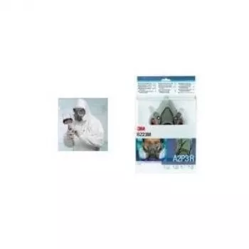 3M Reusable Half Mask Set 6223M A2P3R, 9-Piece, Medium