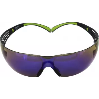 3M SecureFit 400 Safety Glasses Blue Mirrored Lens UU001467875