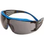 3M SecureFit SF402XSGAF-BLU Safety Glasses, Grey Anti-Fog Anti-Scratch Lens, Blue Frame, XS