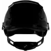 3M SecureFit X5512V-CE-4 Vented Safety Helmet with UV Indicator, Black, EN 397