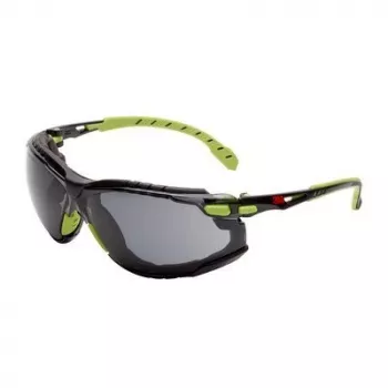 3M Solus 1000 Safety Glasses with Scotchgard Protector, Lime/Black, 1 Pair 7100331527