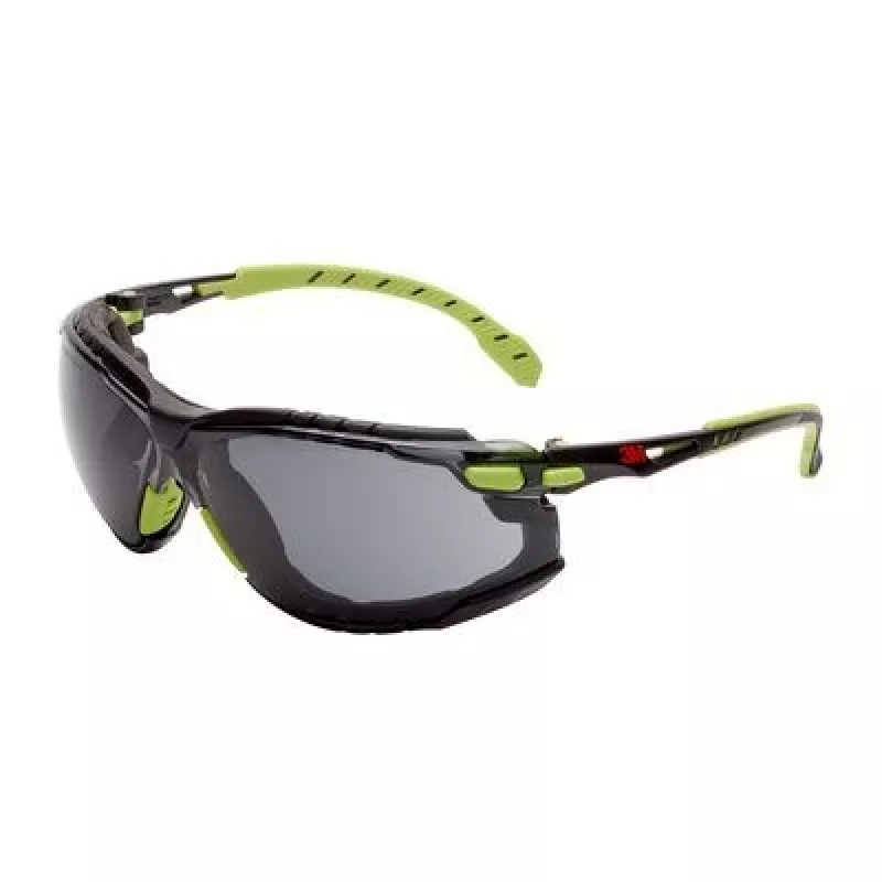 3M Solus 1000 Safety Glasses with Scotchgard Protector, Lime/Black, 1 Pair 7100331527