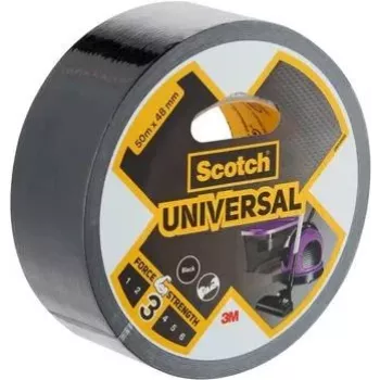 3M Universal Black Multi-Purpose Tape, 50 m x 48 mm, 6 Rolls 7100205298