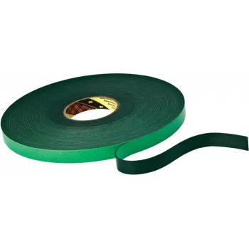 3M VHB Double-Sided Acrylic Foam Tape 9515B Black, 33 m x 12 mm, 1.1 mm Thick, 1 Roll KT777306210