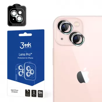 3MK Apple iPhone 13 Pro / 13 Pro Max Lens Protection Pro - Tempered Glass & Aluminum Camera Lens Protector (Black)