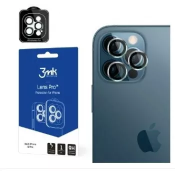 3MK Lens Protection Pro for iPhone 12 Pro - Tempered Glass Camera Lens Protector (3-Pack)