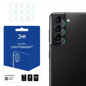 3MK Samsung Galaxy S21 5G Lens Protection - Tempered Glass Camera Lens Protector (3 Pack)