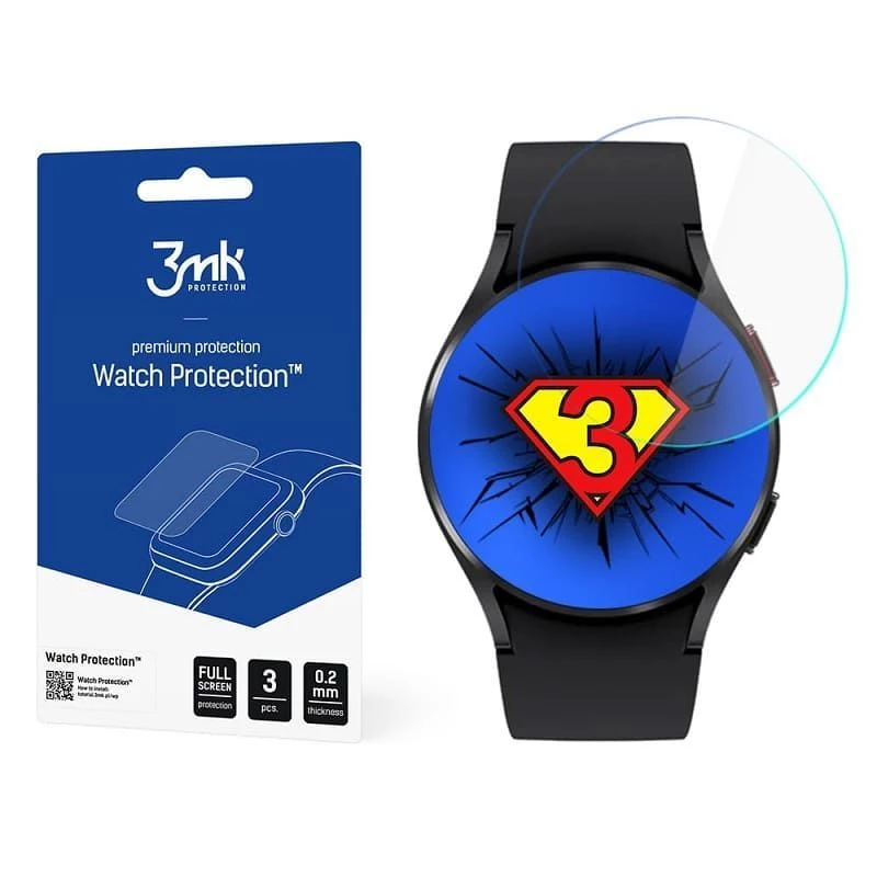 3MK Samsung Galaxy Watch 4 44mm FlexibleGlass Screen Protector
