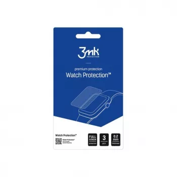3MK Watch Protection FlexibleGlass Hybrid Glass Screen Protector for Garmin Forerunner 165 - 7H Hardness, 0.2mm, Bubble-Free