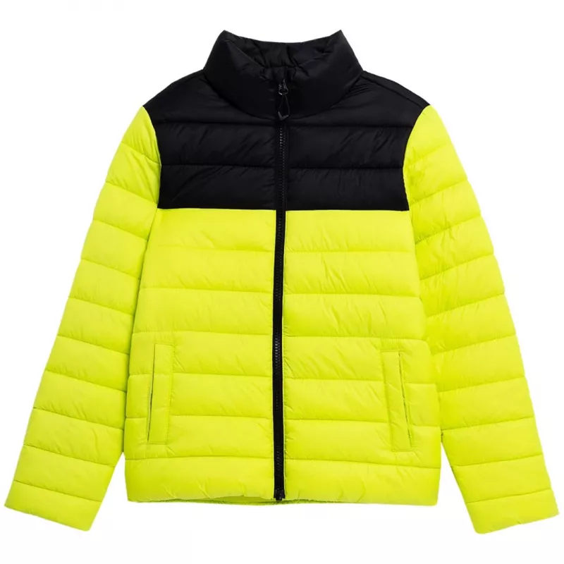 4F Boys' Down Jacket Juicy Green 4FJSS23TDJAM077 45S 122cm