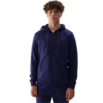 4F Men's Crew Neck Sweatshirt M0951 Navy Blue (Size M)