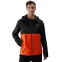 4F Men's Technical Jacket M444 Red XL - Waterproof Breathable Hiking Shell