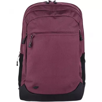4F U274 Backpack 20L Burgundy Unisex Casual School Daypack