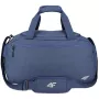 4F Unisex Blue Shoulder Bag with Adjustable Strap and Zippered Pockets