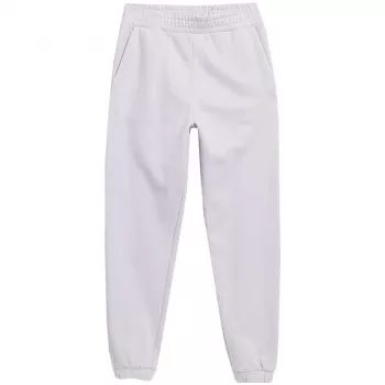 4F Women's CAS F472 Light Purple Relaxed Fit Trousers L
