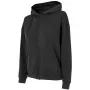 4F Women's Deep Black Crew Neck Sweatshirt H4Z22 BLD041 20S M