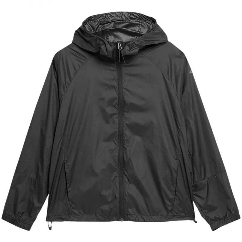 4F Women's Deep Black Training Jacket SS23 TJACF015 Size S